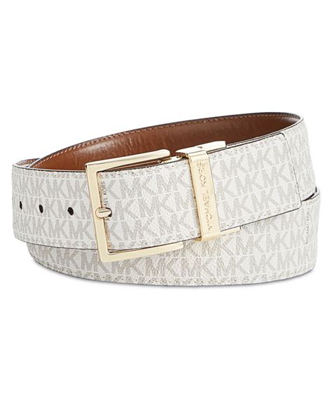 michael kors mens belts|michael kors reversible leather belt.